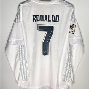 Adidas Real Madrid #7 Ronaldo 15/16 Home Jersey